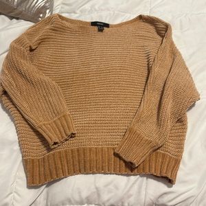 light brown forever 21 sweater! in great condition